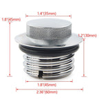 Vented Gas Cap for Harley Chrome