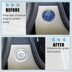 Set of 1 Start Button Cover for Toyota Corolla Cross (2022–2023) Silver Tone