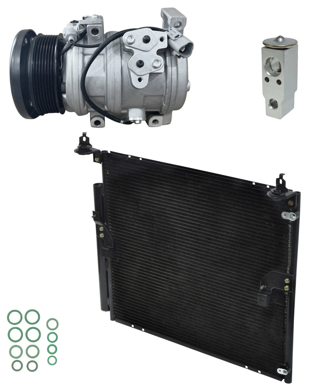 AC Compressor Kit with Condenser for Toyota FJ Cruiser 4.0L (2013–2013)