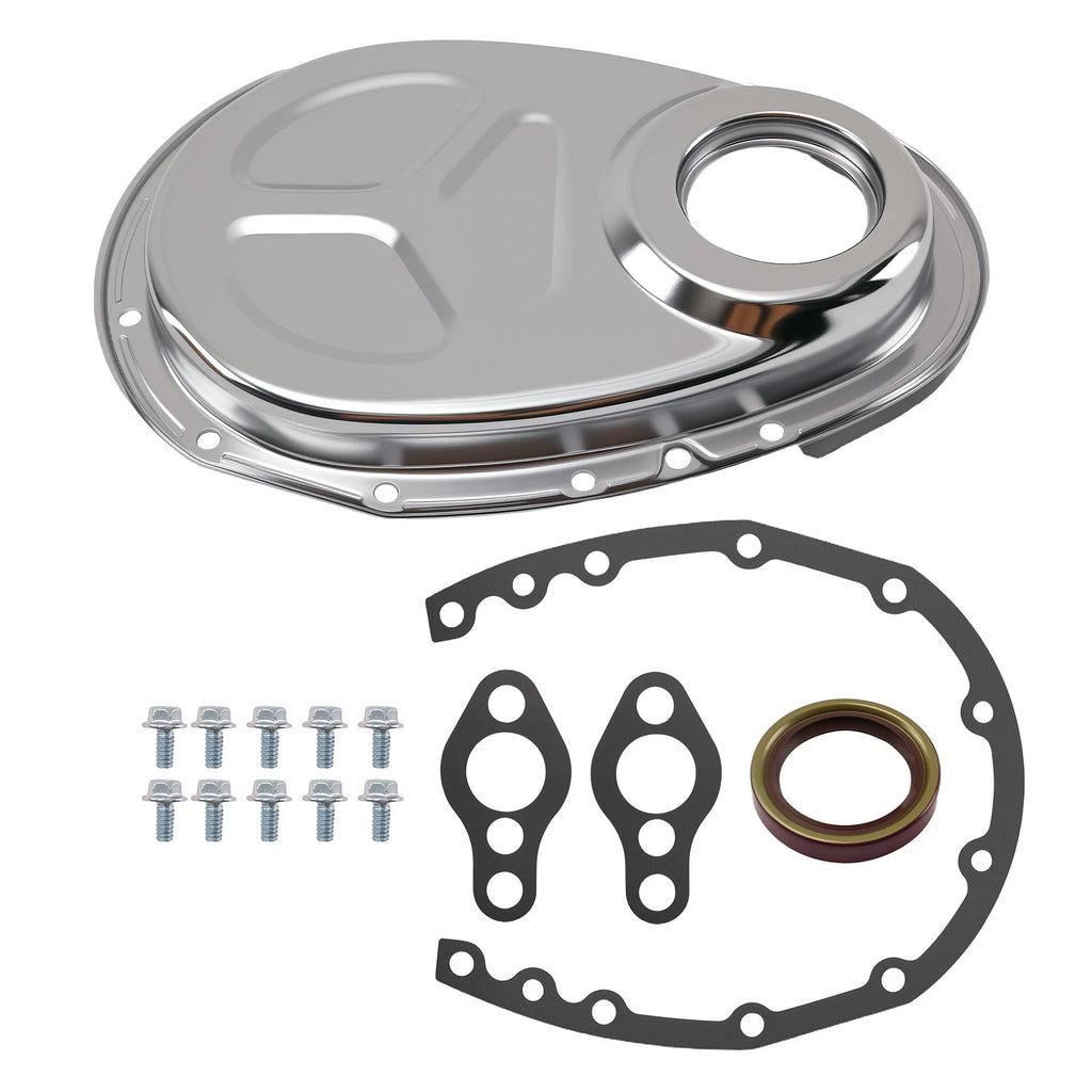 SBC Timing Chain Cover for Chevrolet V8 283 327 350 383 400 (1967–1970)