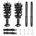 Front Rear Shocks Struts Sway Bars Kit for Chevy GMC Silverado Sierra 1500 (2015–2018)