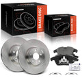 Front Disc Brake Rotors & Ceramic Pads for Ford Police Responder (2013–2020)
