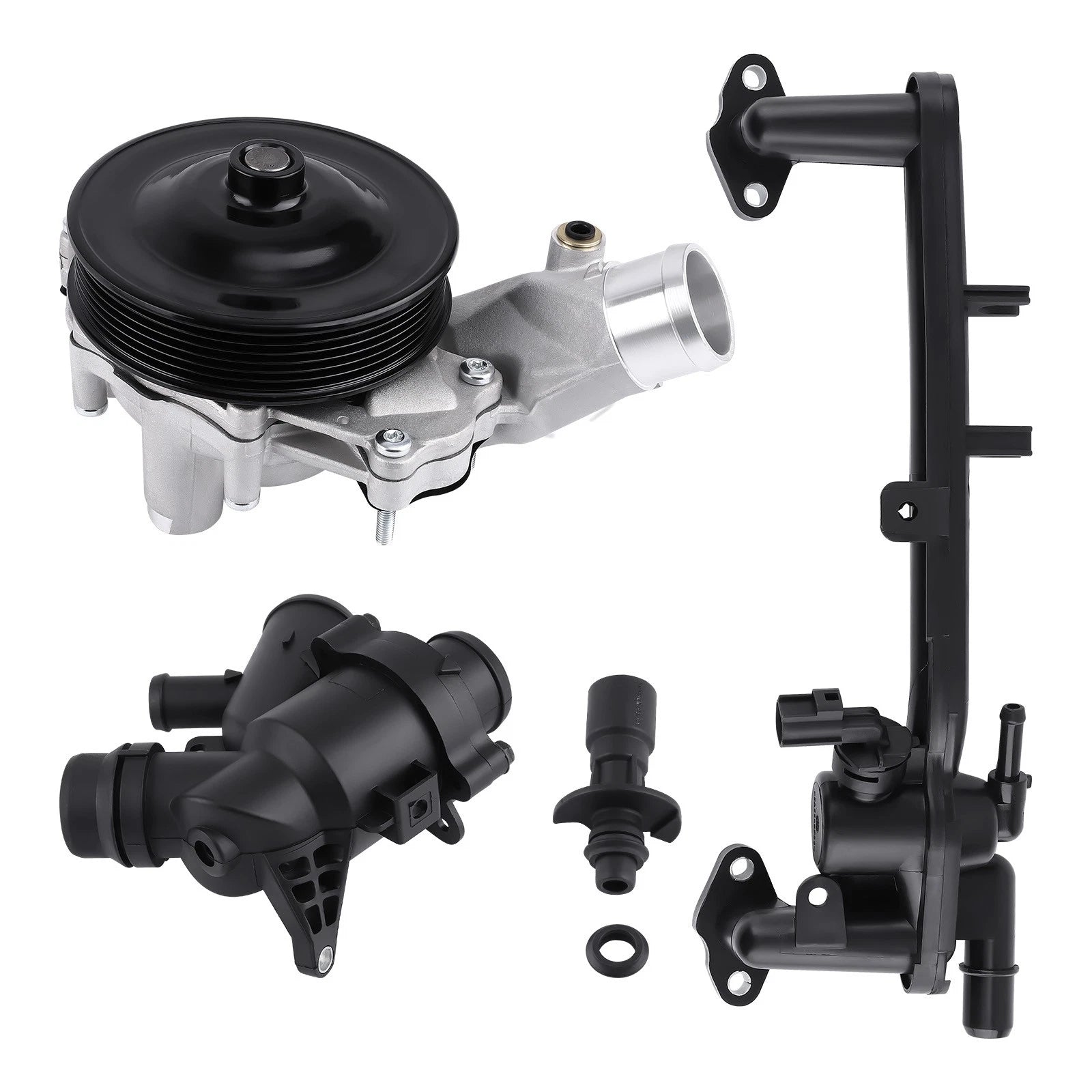Water Pump Coolant Pipe Kit for Land Rover Range Rover LR4 (2010–2012) LR035124 R097165