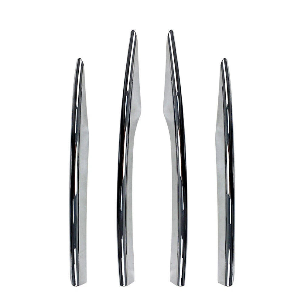 Set of 4 Fog Light Cover Trim for Mercedes Benz E Class W213 (2021+) Chrome