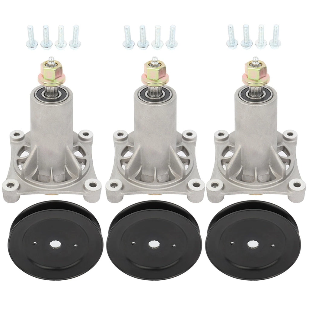 3X Spindle 187292 192870 197473 for Craftsman Riding Mower