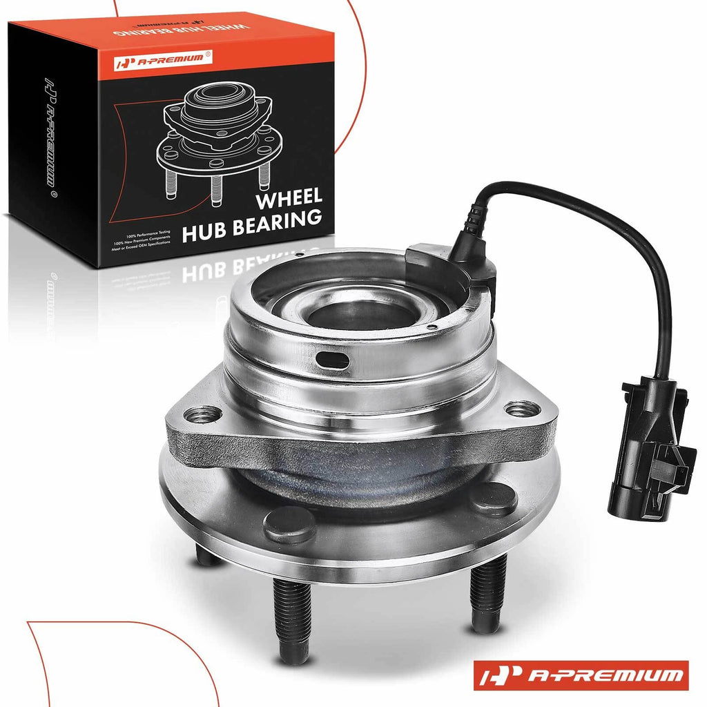 Front Wheel Hub & Bearing Assembly with ABS Sensor for Chevy Malibu HHR (2004–2012)