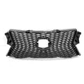 Replacement Gray Painted ABS Front Upper Grille w/Park Assist Sensor Holes