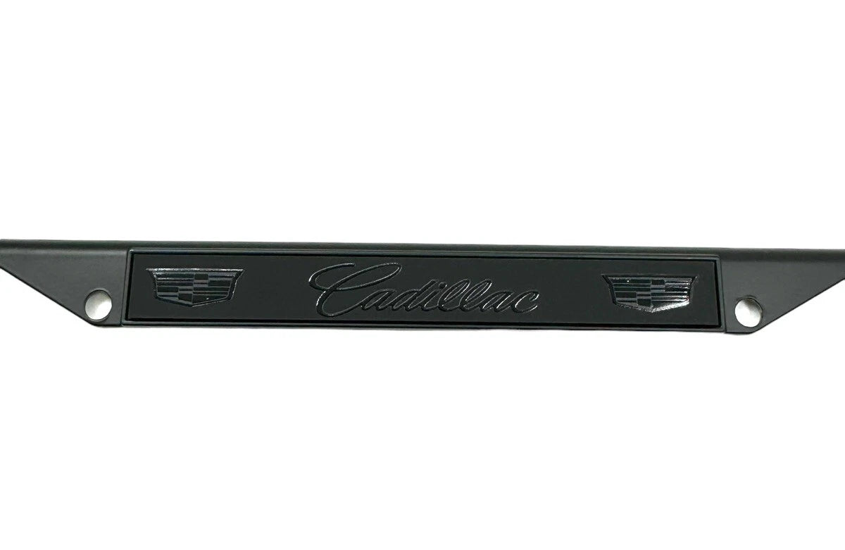 License Plate Frame Premium Black for Cadillac Escalade (2015–2020)