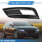 1pc Front Left Fog Light Grill for Audi A4 S4 (2013–2015) No. 8KD807681B ABS