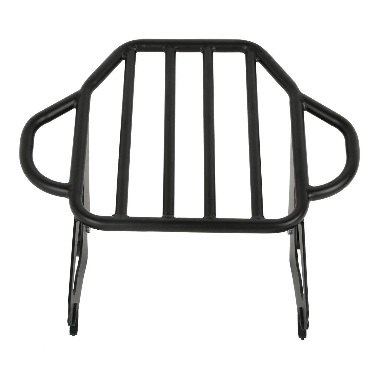 2-Up Black Luggage Rack for Harley Touring Road Street Electra Glide (2009–2023)