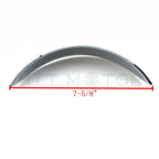 Chrome 7" Headlamp Visor for Harley (1984–2017) #69793-07
