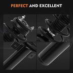 Front Pair Complete Struts & Shocks Assembly for Ford Transit Connect (2010-2013)