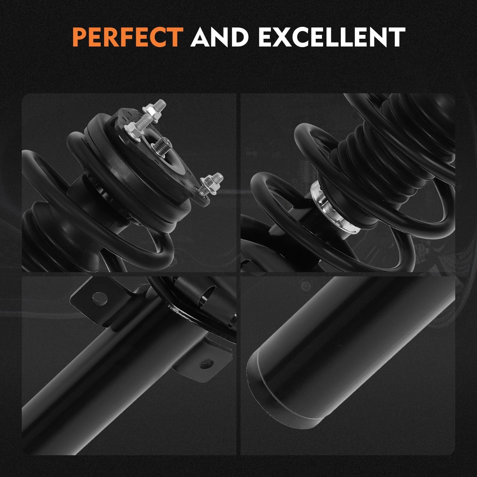 Front Pair Complete Struts & Shocks Assembly for Ford Transit Connect (2010-2013)