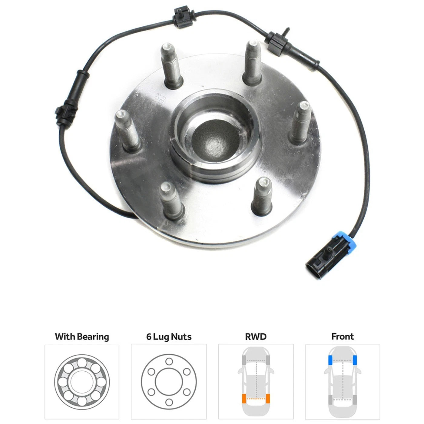 Wheel Hubs for Chevy Safari (Right/Left)