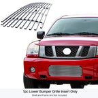 Stainless Chrome Billet Grille Insert for Nissan Titan (2008-2015)