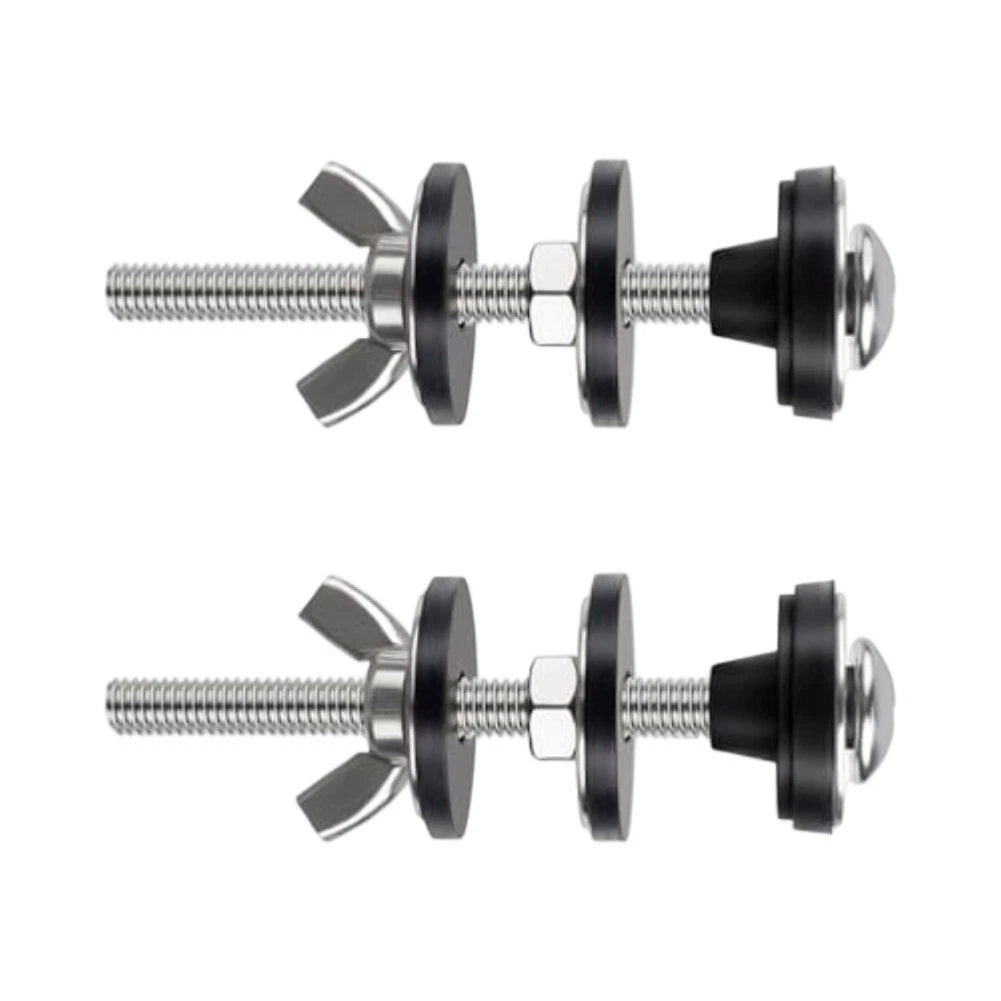 Stainless Steel Toilet Tank Bolts Replacement Kit (Rust Resistant)