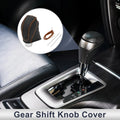 Gear Shift Knob Cover for Subaru Impreza (2017–2023) Black Brown Faux Leather