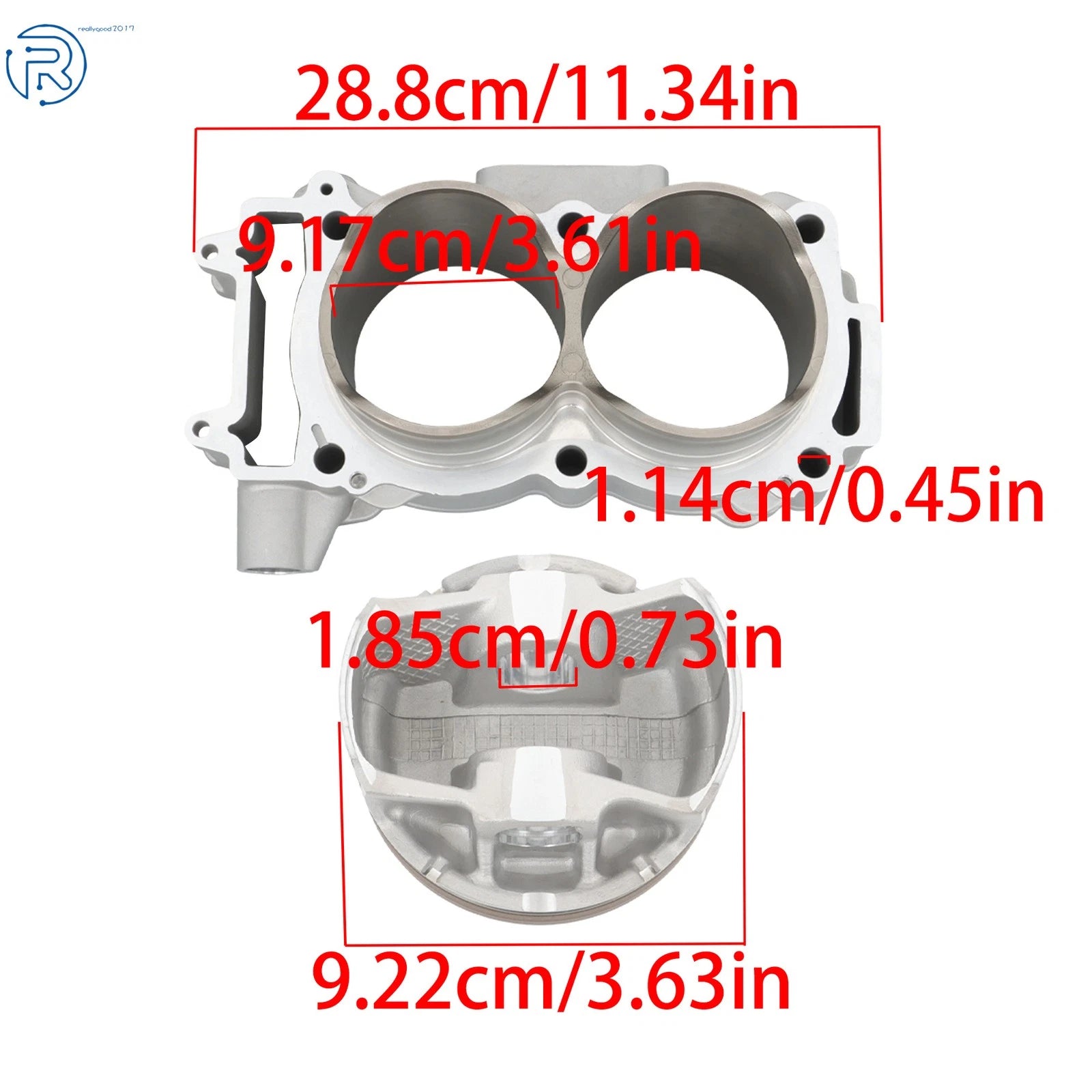 Piston Kit for Polaris 1000/RZR/XP 3023156 (93mm)