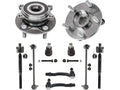 Front Wheel Hub Ball Joint Tie Rod End Kit for Mazda 3 Sport (2014–2018) PP854CM