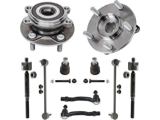 Front Wheel Hub Ball Joint Tie Rod End Kit for Mazda 3 Sport (2014–2018) PP854CM