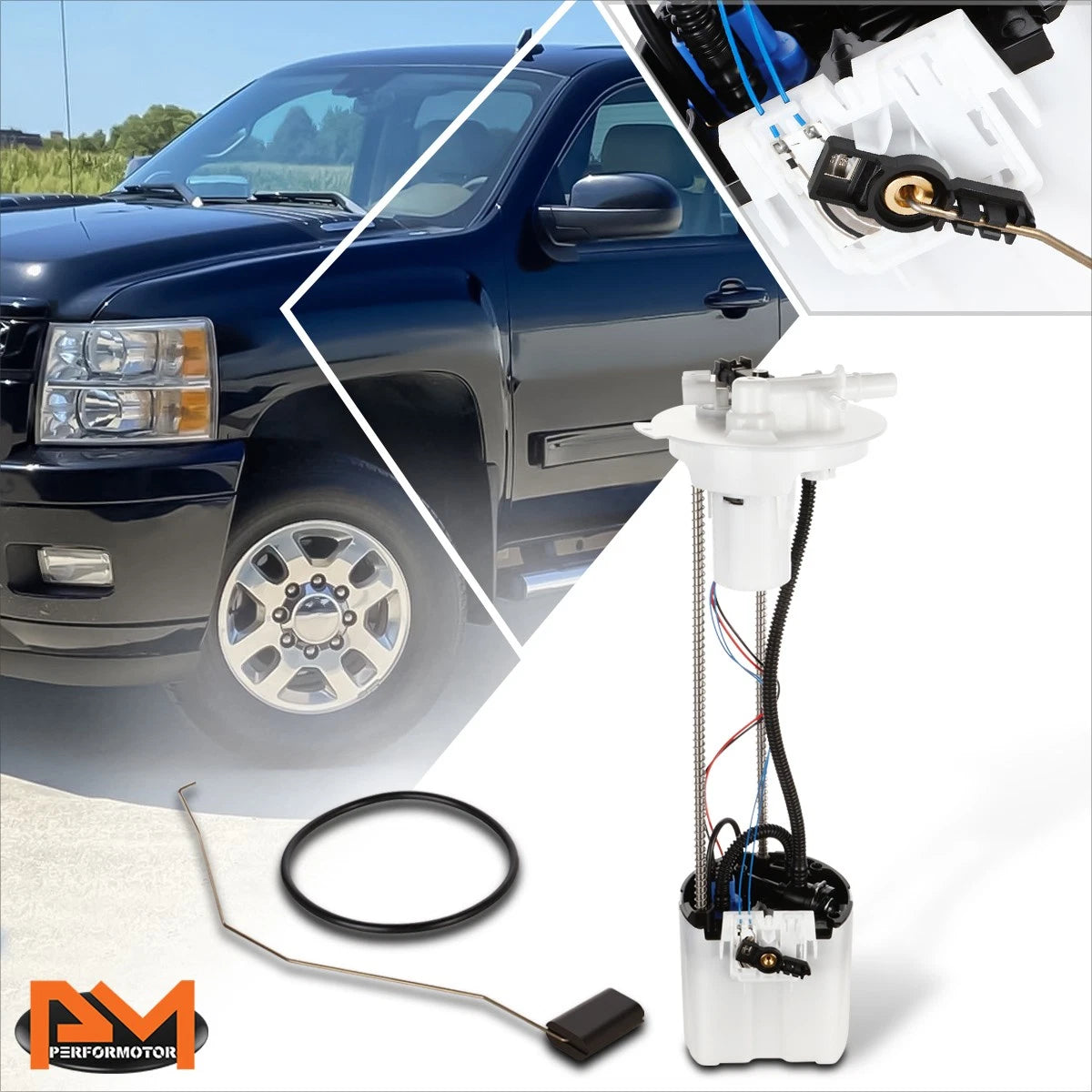 Electrical Fuel Pump Module Assembly for Silverado/Sierra 2500 3500 (2011–2014)