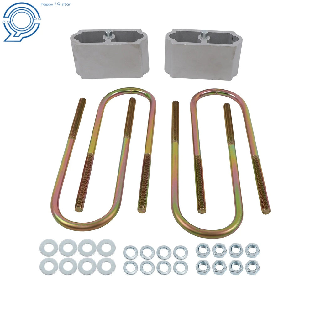 3" Drop Lowering Blocks U Bolts Kit for Chevy Belair Nomad 150 210 (1955–1957)