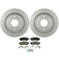 2X Bosch Rear Vented Rotor 329mm Ceramic Disc Brake Pads Kit for Buick Chevy GMC