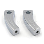 Chrome Handlebar Risers 4.5" Pullback for Harley Big Twin