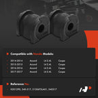 2X Front Sway Bar Bushing for Honda Accord (2014-2017)