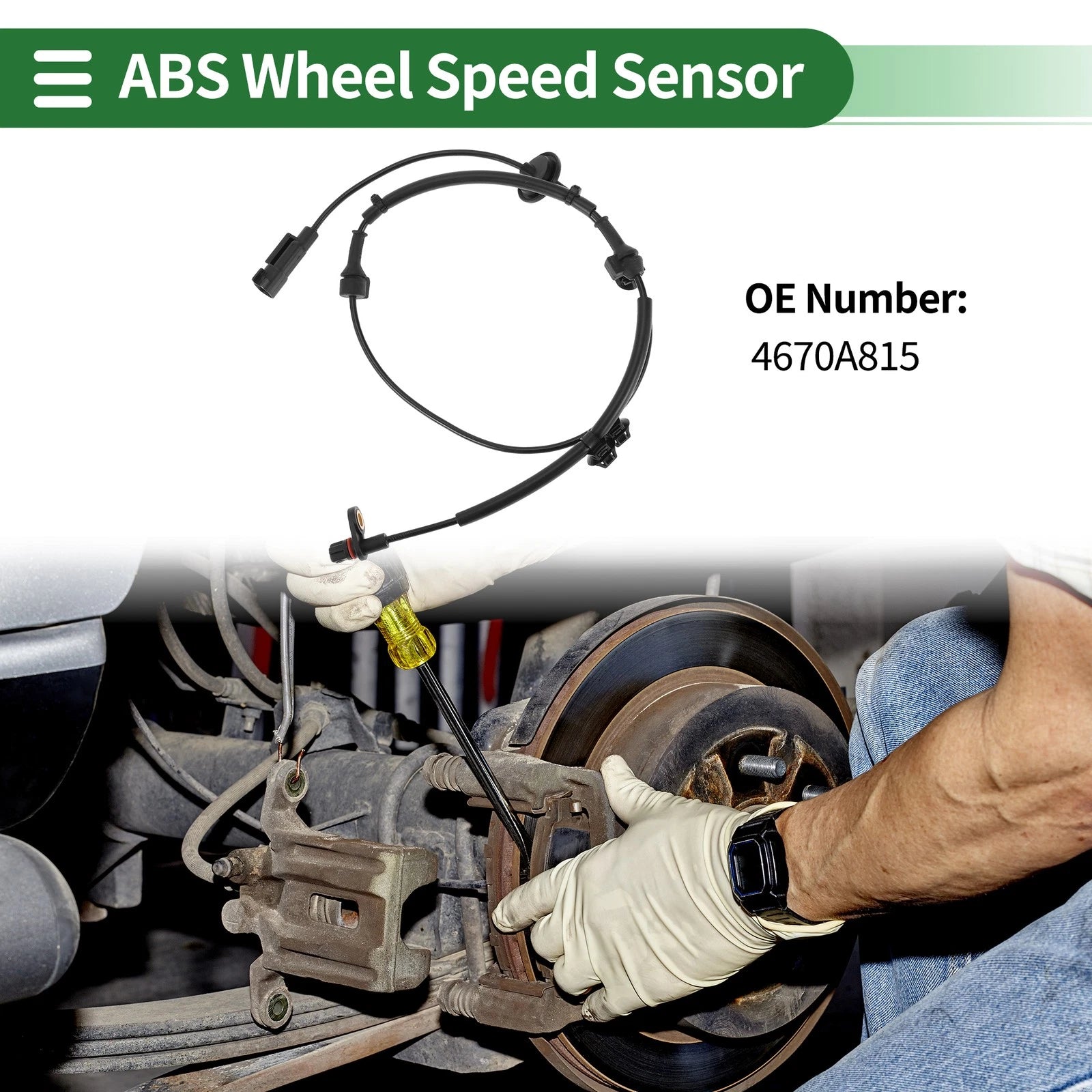 ABS Wheel Speed Sensor No. 4670A815 for Mitsubishi Outlander Sport (2011–2021)