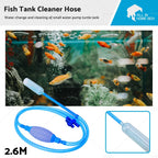 Aquarium Gravel Cleaner Syphon Vacuum Water Changer Siphon Hose