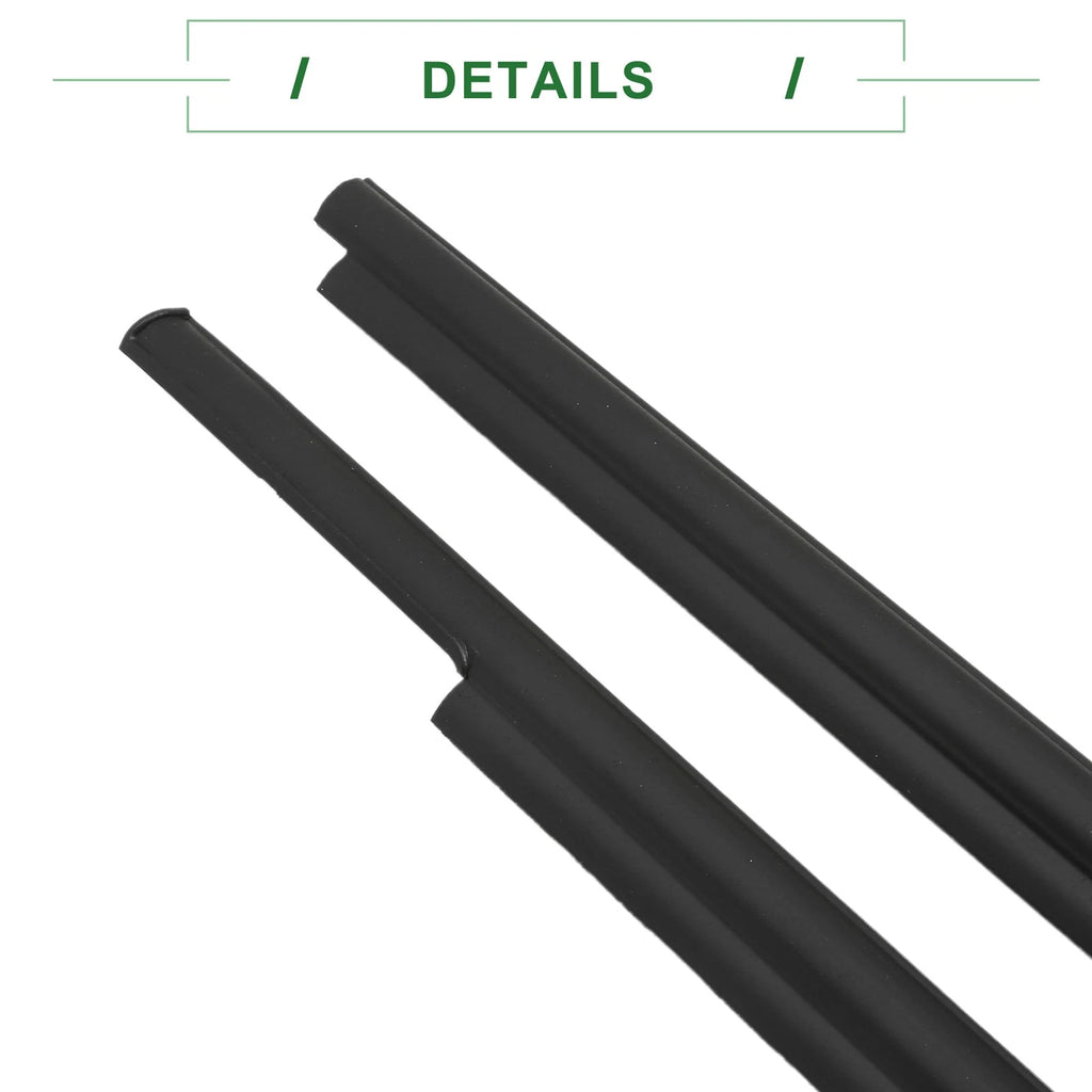 2pcs Front Left & Right Weatherstrip Window Seal No.681600C020 for Toyota