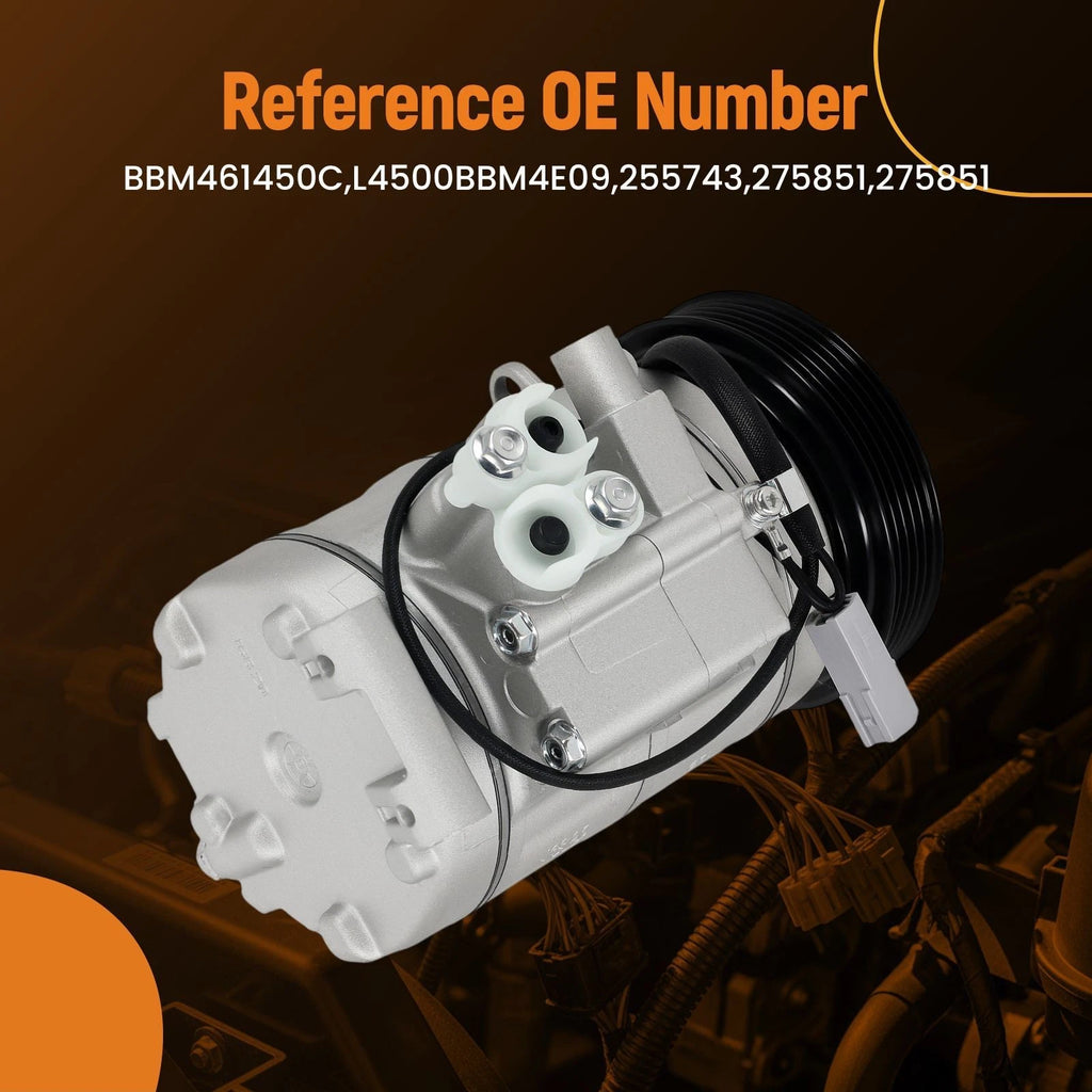 A/C Compressor & Clutch for Mazda 3 L4 2.0L (2010-2013)