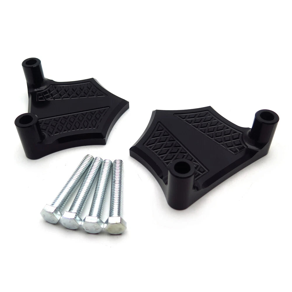E-O Black Contrast Fender Spacer for Harley Baggers (2023–2026) 1-1/4" 41mm