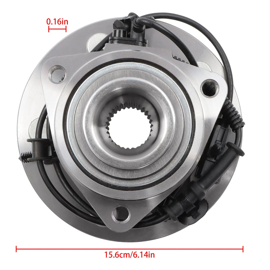 Set of 2 Front Wheel Hub Bearings for Jeep Grand Cherokee Commander (2005–2010)