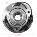 Set of 2 Front Wheel Hub Bearings for Jeep Grand Cherokee Commander (2005–2010)