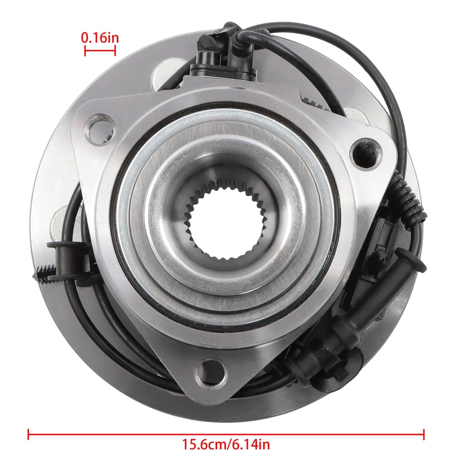 Set of 2 Front Wheel Hub Bearings for Jeep Grand Cherokee Commander (2005–2010)