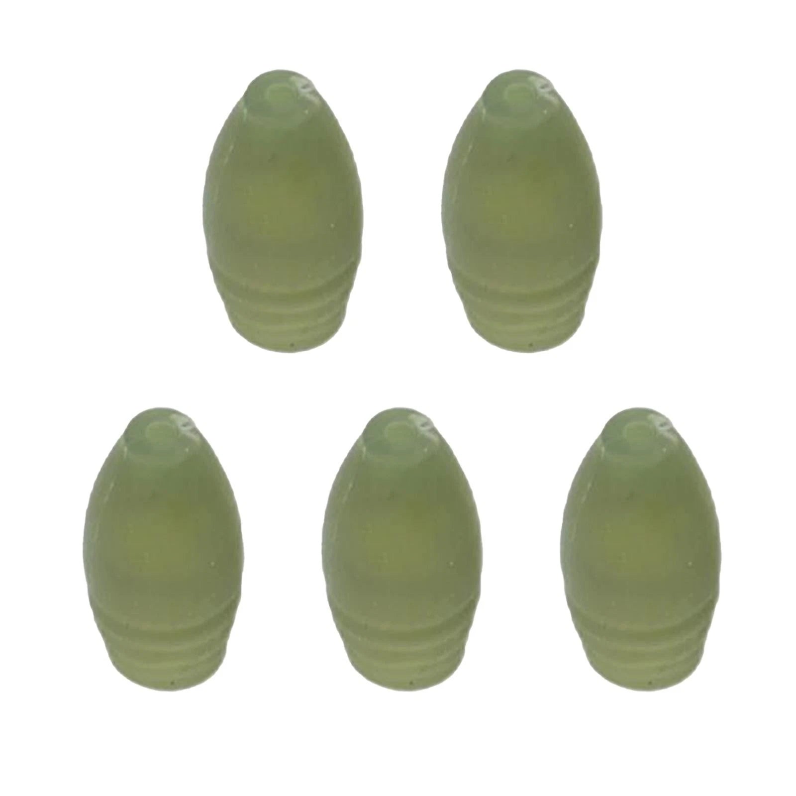 60pcs Elastic Stop Bead Connectors for Fishing Feeder Rig