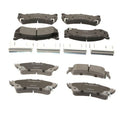 Set of 4 Semi-Metallic Brake Pads for Chevy Astro GMC Safari Sierra 1500 (1995–2005)