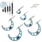 Set of 6 Precision Outside Micrometers 0-6" 0.0001"