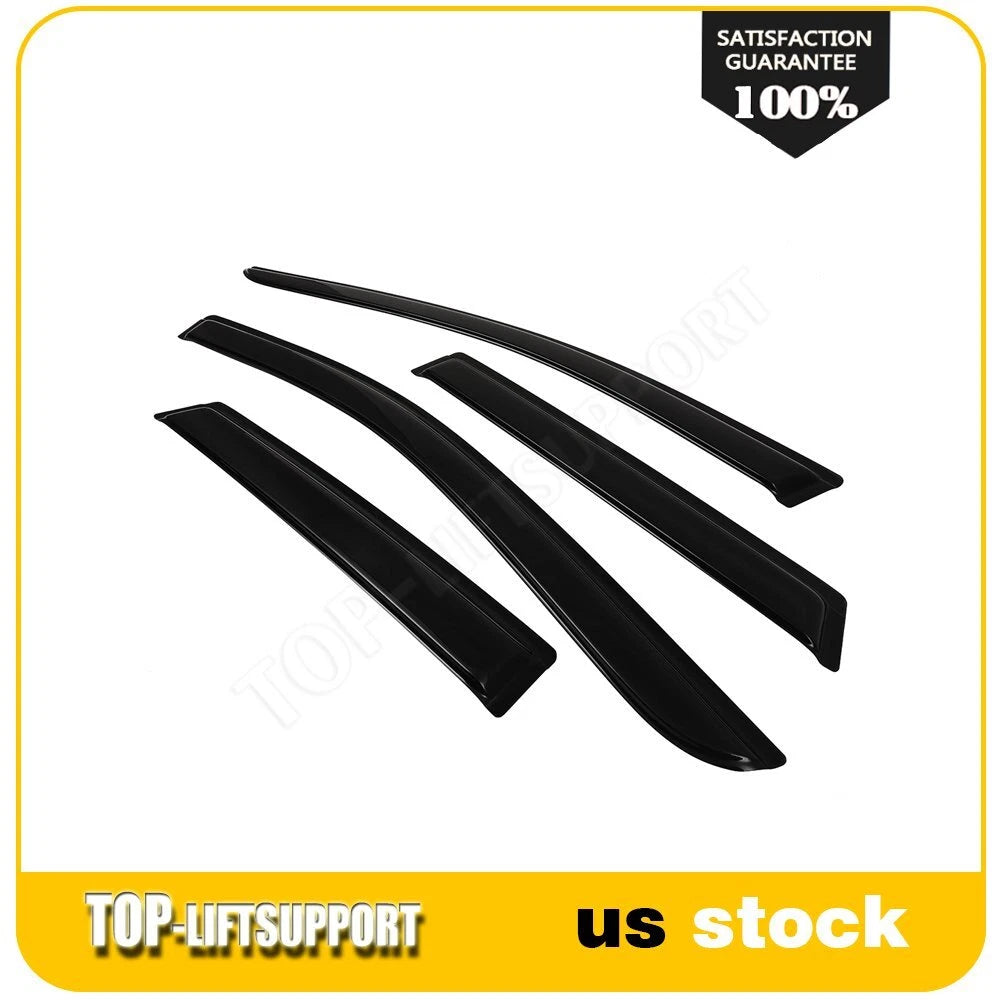 Wavy UV Window Visor Vent Shade Rain Guard for Lincoln MKX/Ford Edge (2007–2015)