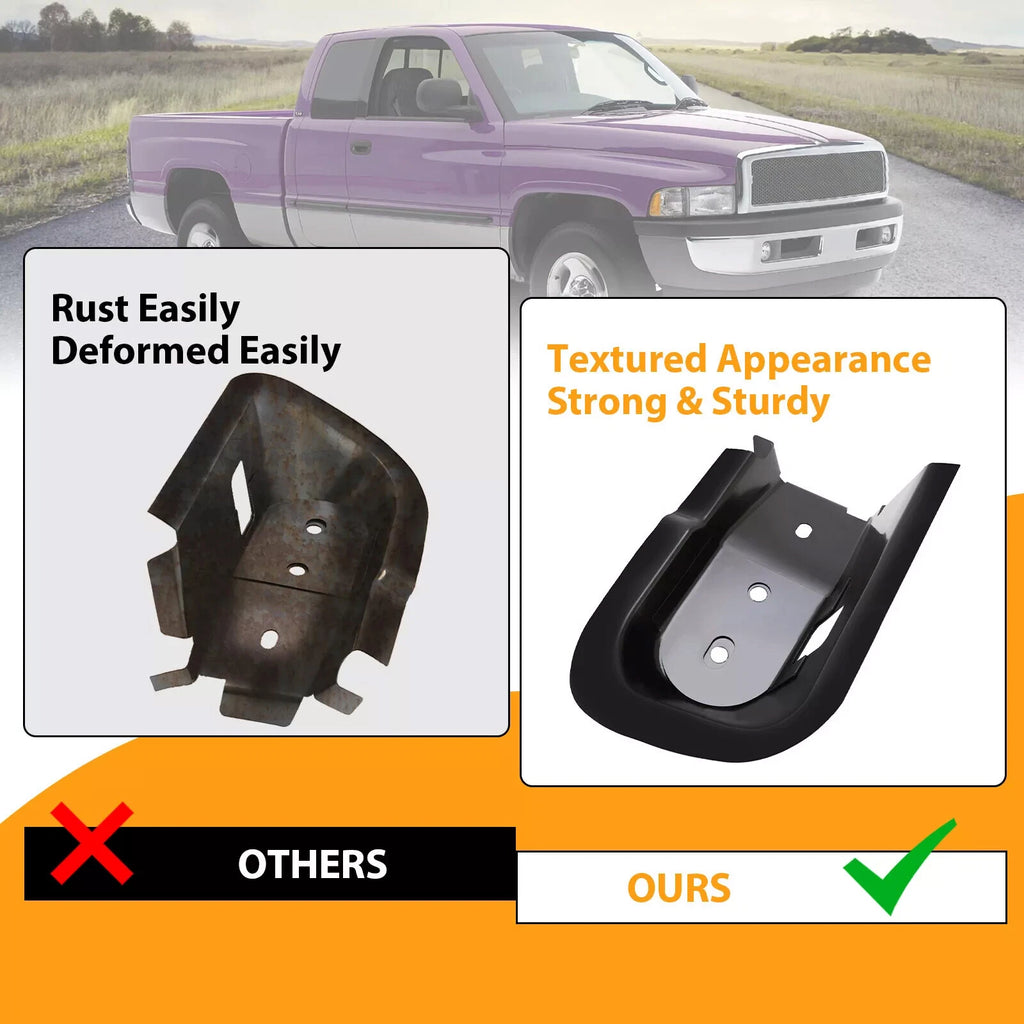 Left Die Stamped Front Cab Mount w/ Nutplate for Dodge Ram 1500-3500 (1994–2002)