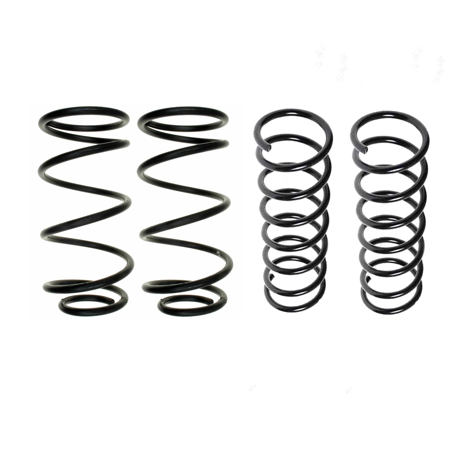 Set of 2 Lesjofors Front and Rear Coil Springs for Mazda 3 (2008–2009)