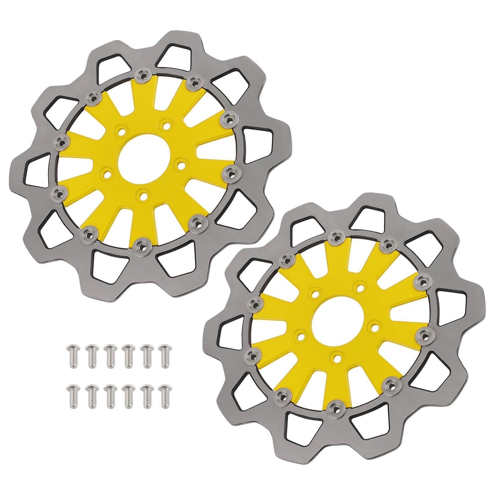 2X Floating Front Brake Rotors for Harley-Davidson Touring (2008–2019)