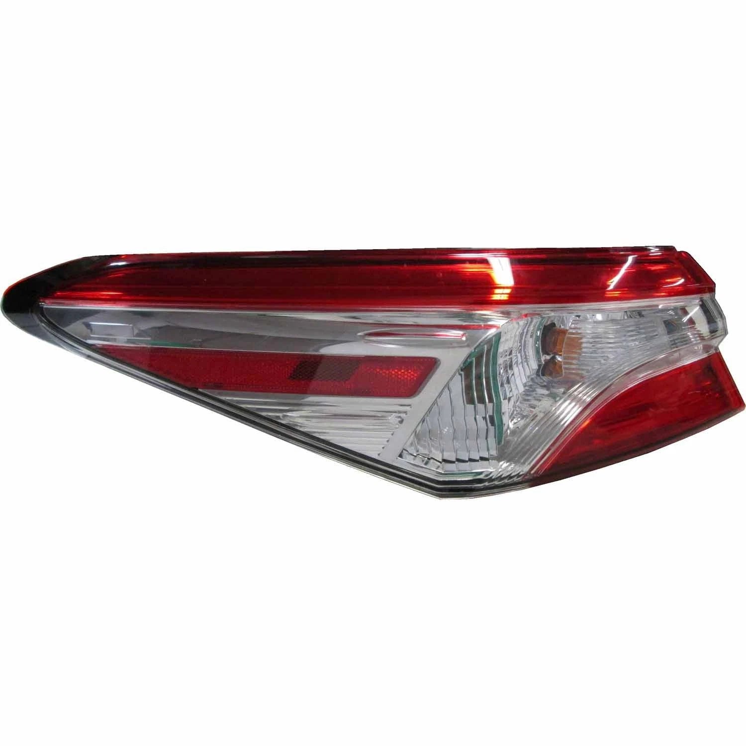 Replacement Driver Side Outer Tail Light Assembly w/o Smoked Tint w/o Full LED