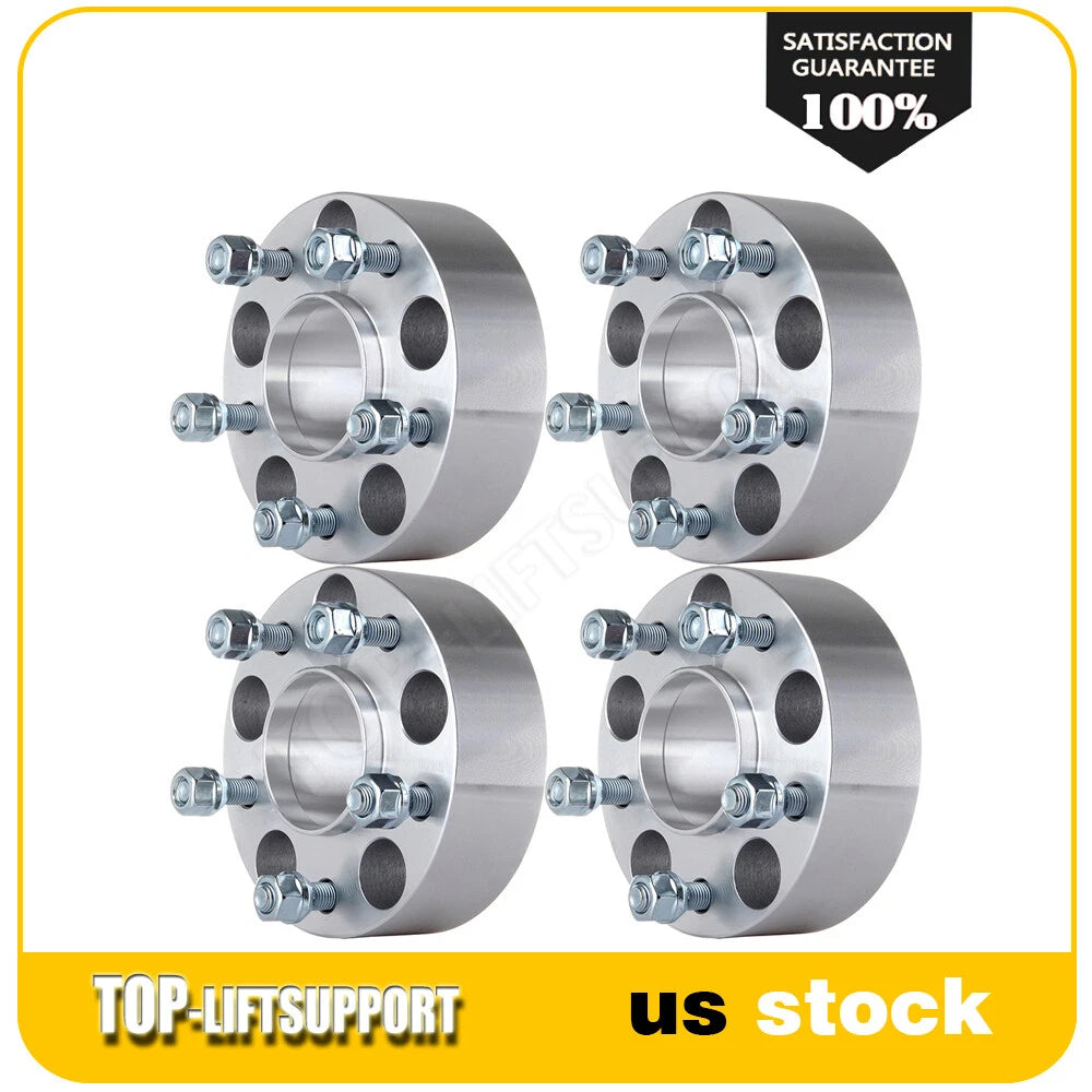 Set of 4 Wheel Spacers for Chevy S10, Blazer, Corvette (Hub Centric)