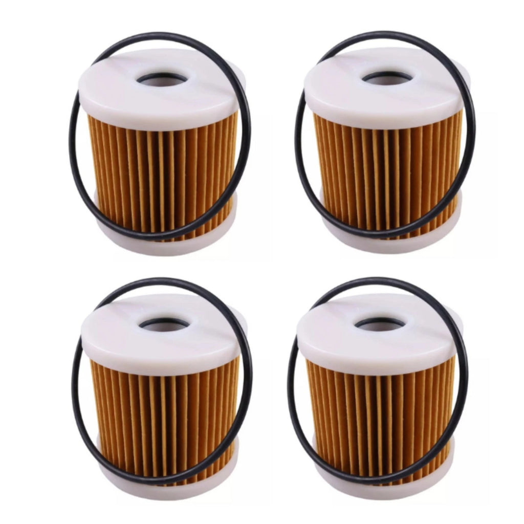 Set of 4 Fuel Filters for Yamaha Marine Honda Outboard (90794-46871-00, 90794-46911)