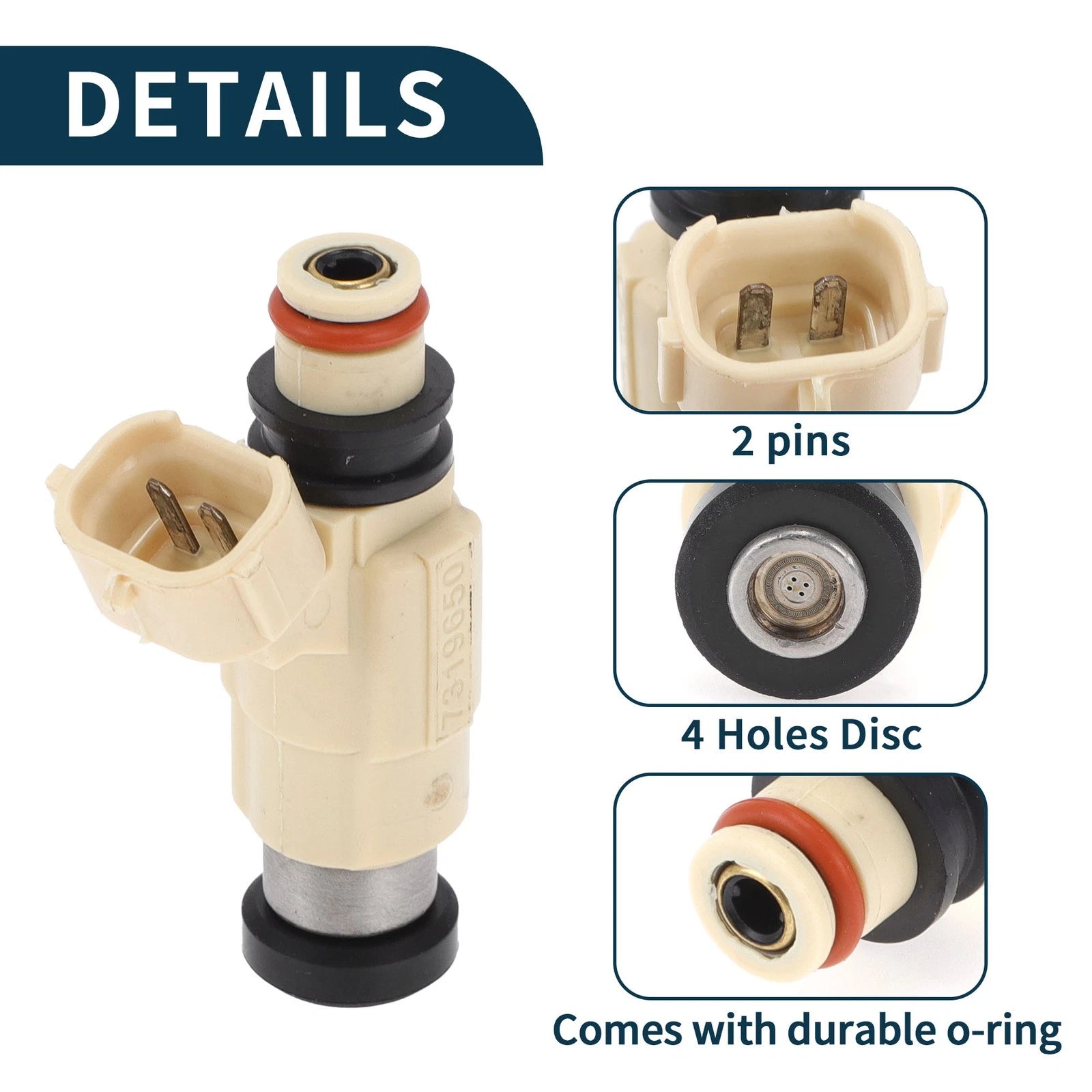 Fuel Injector No. 15710-52D00 for Suzuki XL-7 (2002–2006) 1 Pc Beige