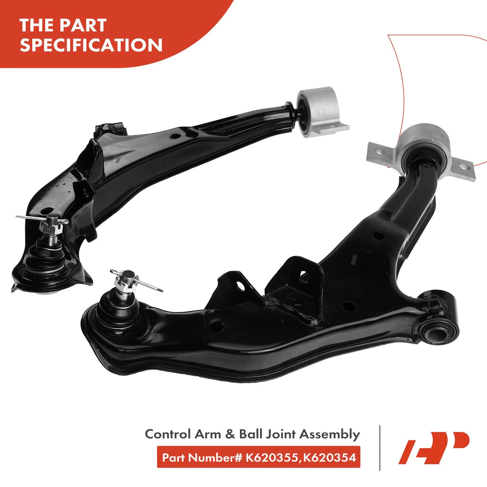 Set of 8 Front Lower Control Arms with Ball Joints for Nissan Maxima
