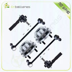 Set of 6 Wheel Hub Bearings Outer Tie Rods Sway Bars for Chrysler Voyager